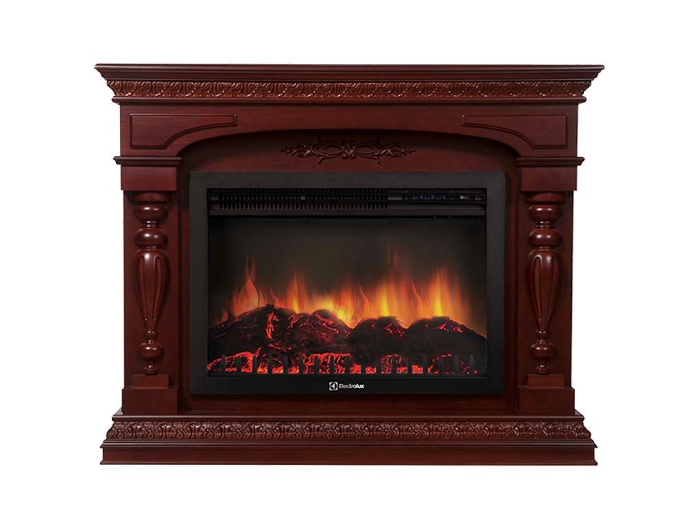 Портал Firelight Perfetto R 30 шпон красное дерево