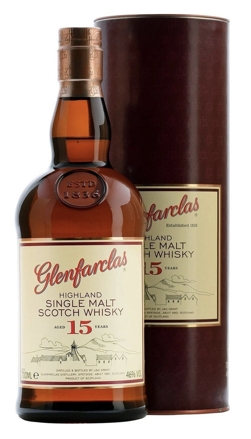Виски Glenfarclas 15 Years, 0.7 л.