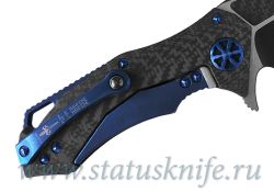 Нож Marfione Custom Starlord Carbon blade inlayфотография - 5