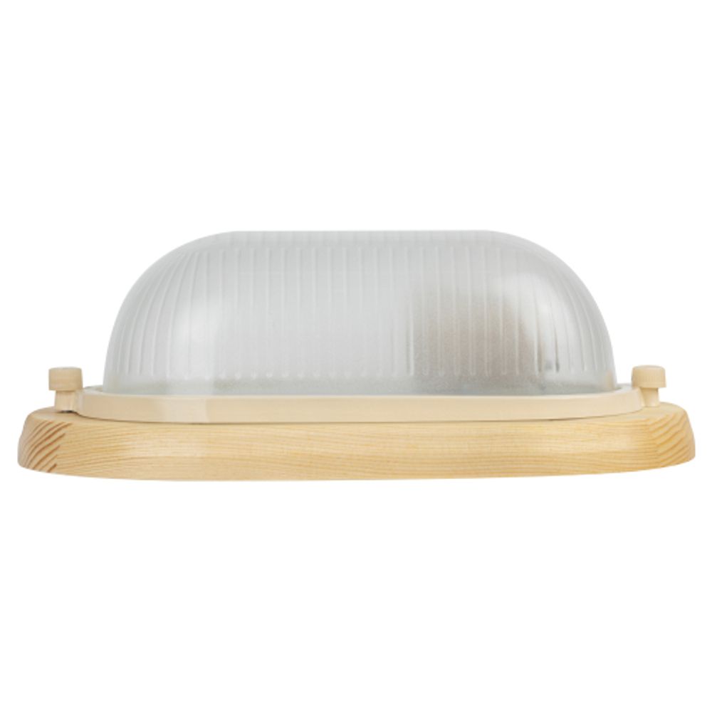 Светильник ЭРА НБО 04-60-011 Кантри дерево/стекло IP54 E27 max 60Вт 232х140 овал сосна