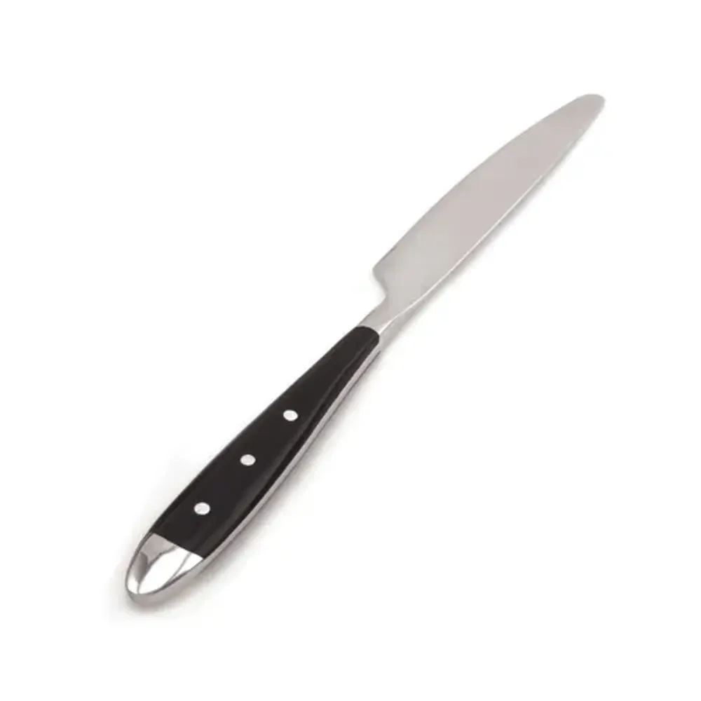 Нож столовый 22,2 см ручка черный пластик Grazia P.L. Proff Cuisine [12]