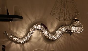 Kevin Reilly Snake wall lamp