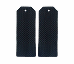 Погоны черные чистые (на пластике)