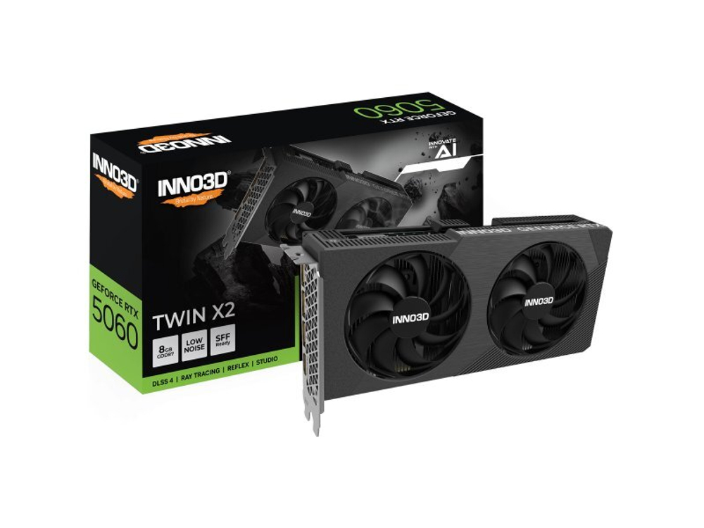 Видеокарта INNO3D Nvidia GeForce RTX 5060 TWIN X2 [N50602-08D7-195071N]