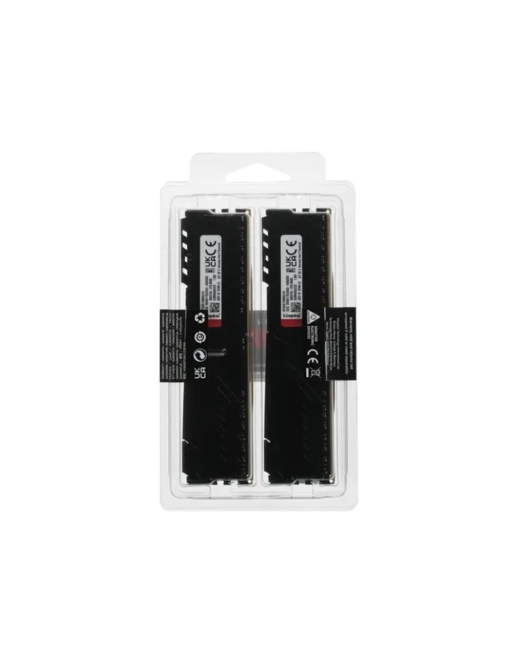 Kingston DDR4 DIMM 16GB Kit 2x8Gb KF432C16BBK2/16 PC4-25600, 3200MHz, CL16