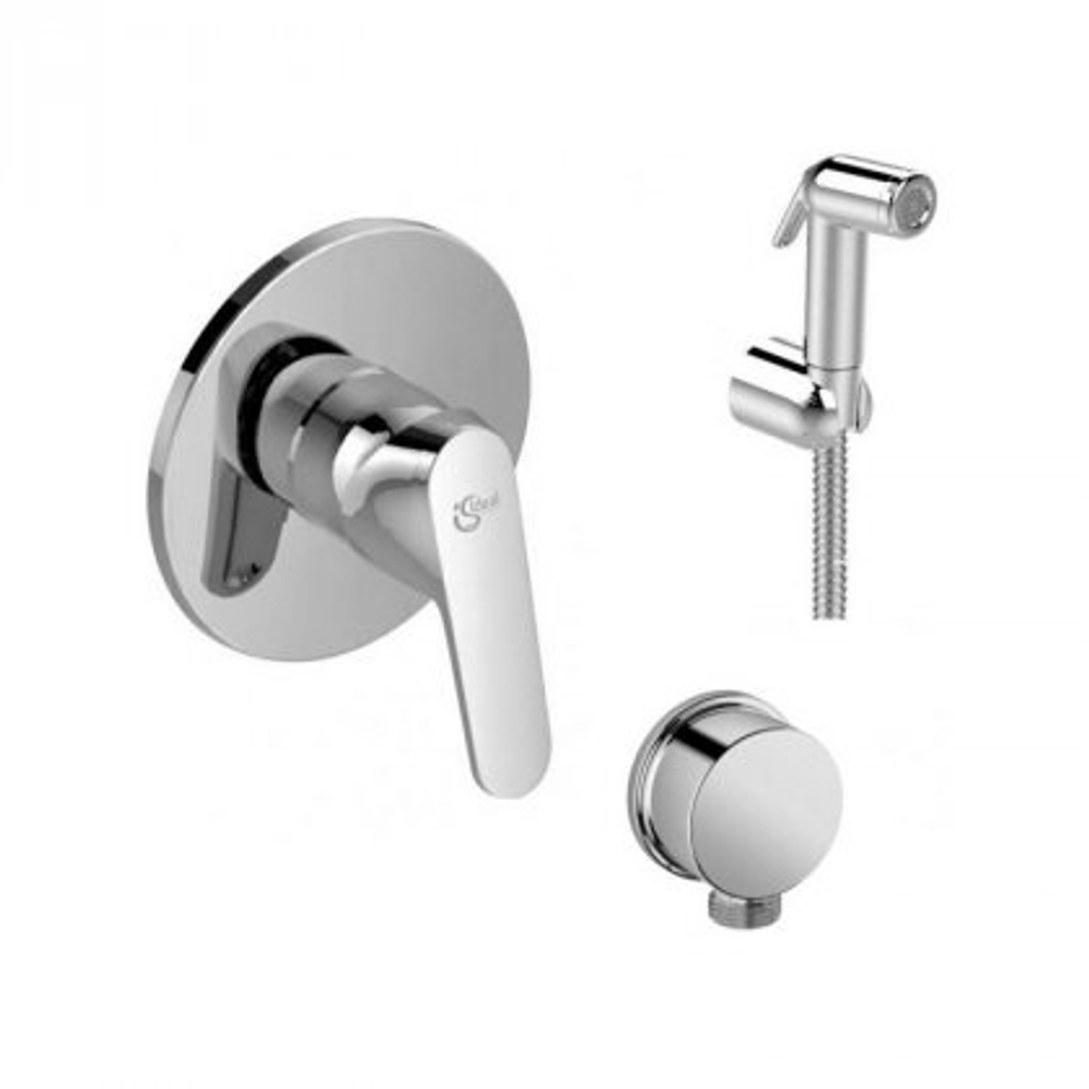 IDEAL STANDART Гигиенический душ (см-ль для душа+Гиг.душ со шлангом+держ+шланг подсоединение)