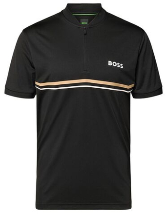 Мужское теннисное поло BOSS TOC Spin - black