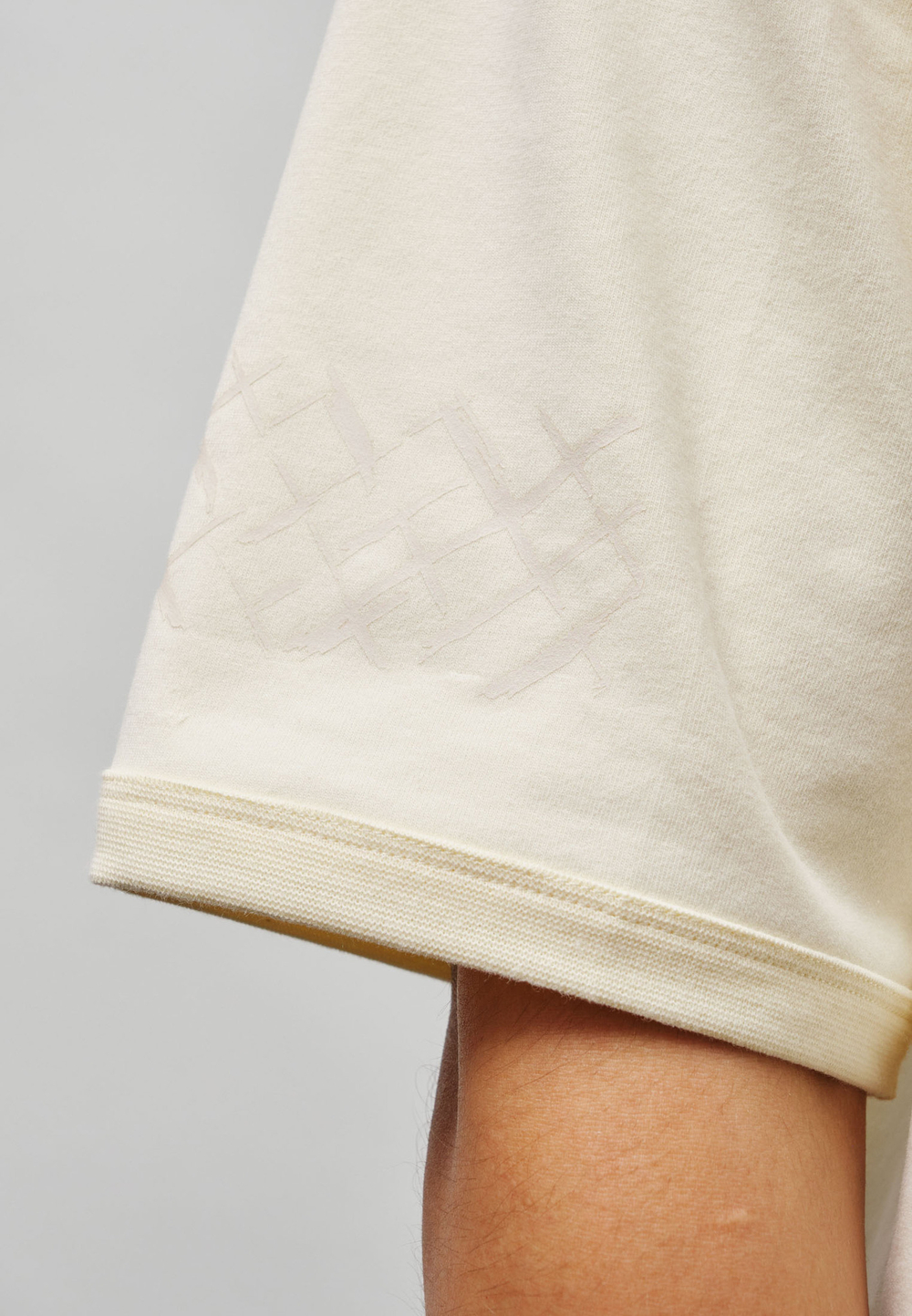 Футболка оверсайз SHANYRAQ CREAM WHITE