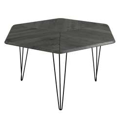 Стол журнальный BeautyStyle 23 орех гикори grey/черный