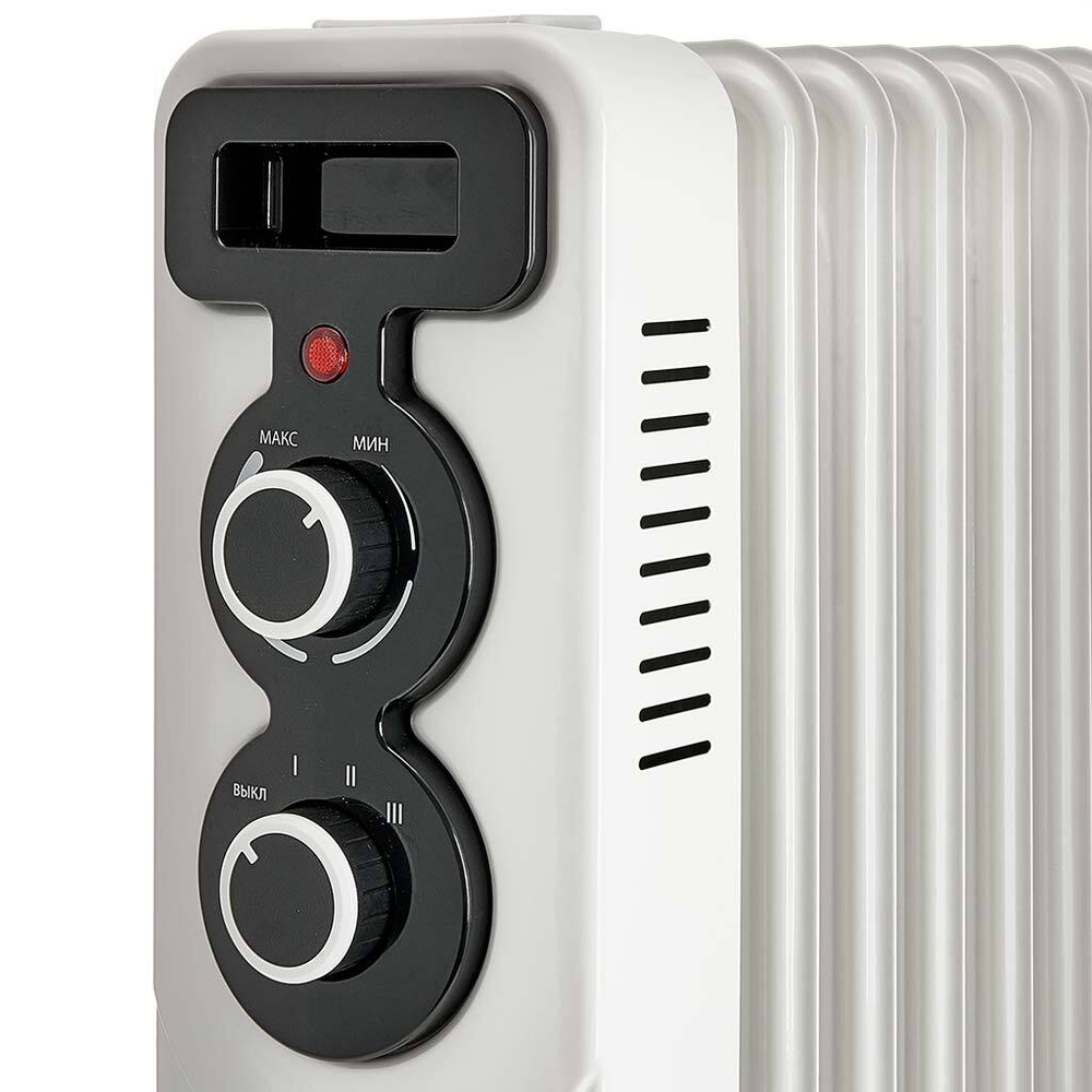 Обогреватель масляный D11-11 "DELTA", 2500 Вт, 11 секций, светло-серый