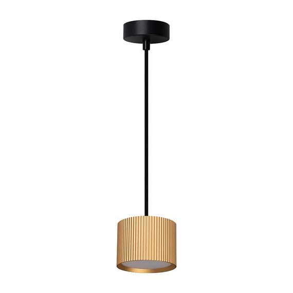 Светильник потолочный Feron Barrel HL4588 ARIA levitation 12W, 230V, GX53, золото + черный, на подвесе 1,7 м