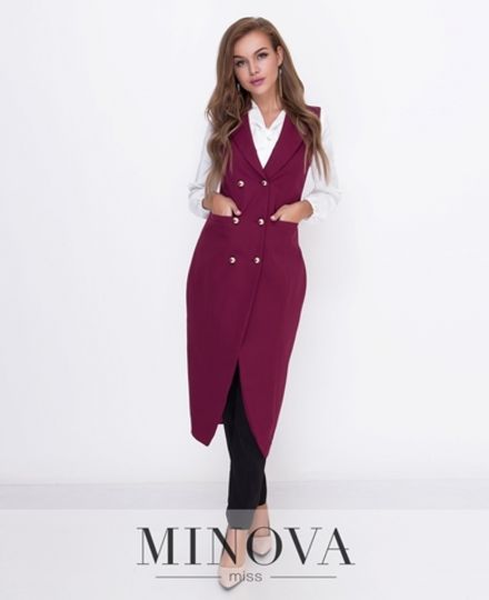 Кардиган 8590-бордо Minova Фото 2