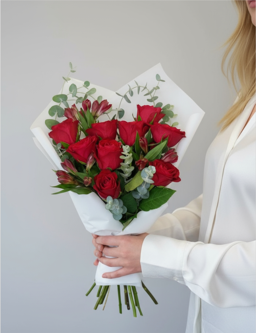 Букет из красных роз