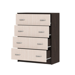 Басса (Бася) КМ 554 Комод 4 ящика Венге / Дуб белфорт