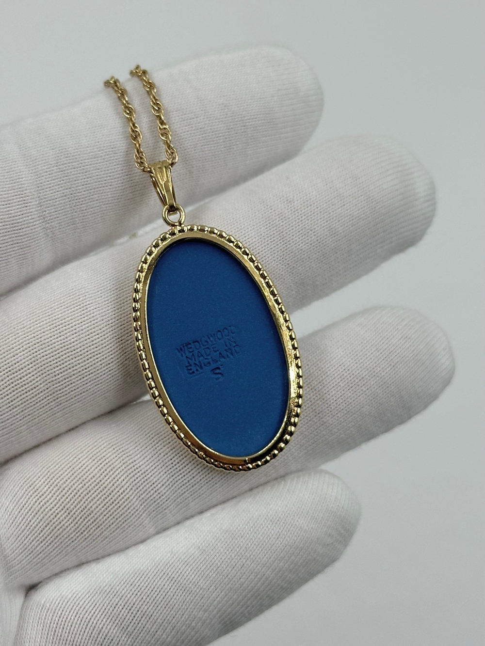 Кулон Wedgwood синий