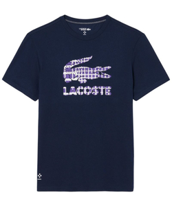 Теннисная футболка Lacoste Tennis x Daniil Medvedev - navy blue