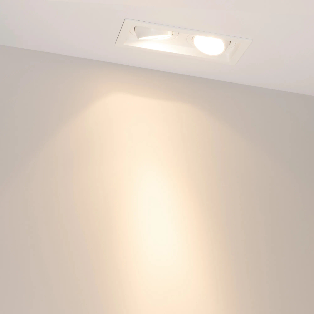 Светильник MS-VORTEX-BUILT-S170x90-2x12W Warm3000 (WH-WH, 20 deg, 230V) (Arlight, IP20 Металл, 5 лет) 057760