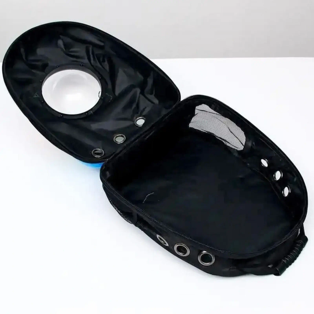 Рюкзак - переноска для животных «ЛЮБИМЫЙ БРО», Я - Лев!, 27*33*43см/до 7кг (сетка, иллюминатор, подложка) (Пакет и Лейбл)