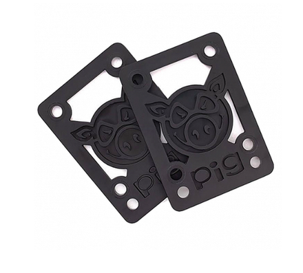 Подкладки для скейтборда Pig Piles 1/8" Hard Risers Blk