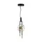 5407/12L MODERN ODL_EX24 101 черный/золотой/металл/стекло Подвес LED 12W 3000K 1005Лм MAGNET