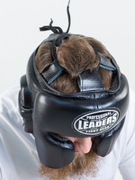 Шлем боксерский LEADERS LS MEX BK (черный)