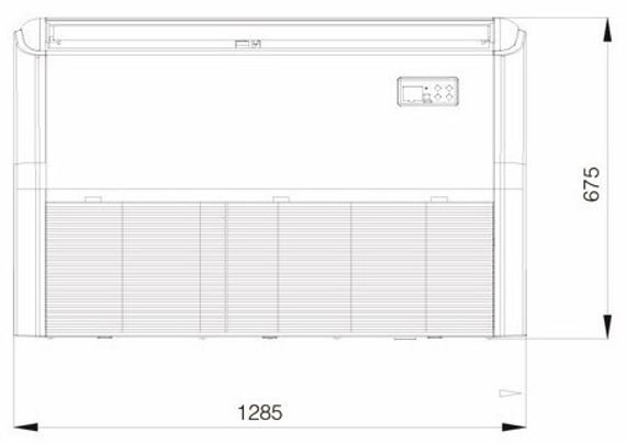 Напольно-потолочный кондиционер Excon CR-01-1022