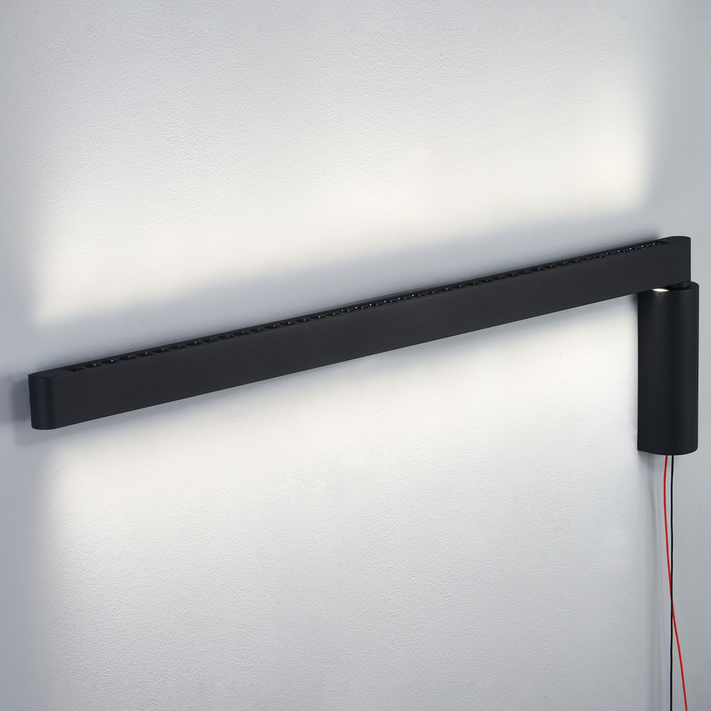 740547 Бра (светильник настенный) DIVE LED 42W 3700LM G ЧЕРНЫЙ 4000K