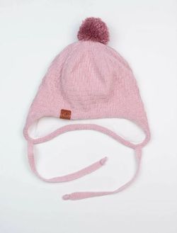 Шапка весенняя/осенняя вязаная КОДИ (Пыльная роза)
