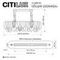 Подвесная люстра Citilux Hasienda CL328170