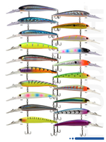 Воблер для рыбалки LureMax ZIF 90F DDR-187 8,5 г., на судака, щуку, сома, для троллинга