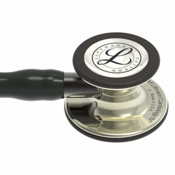 Стетоскоп Littmann Cardiology IV, черный, акустическая головка цвета шампанское (6179)