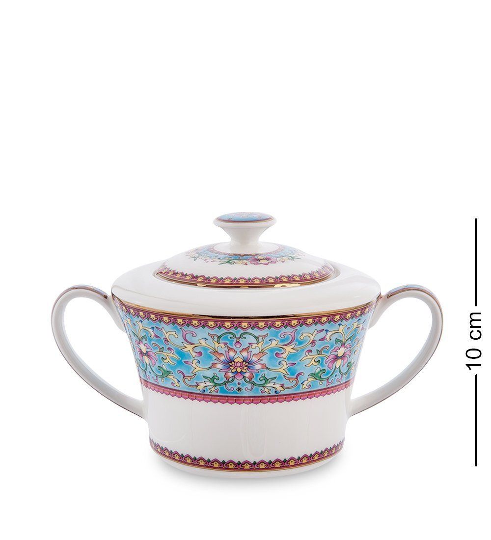 Pavone JK-172 Чайный сервиз 15 пр. на 6 перс. «Арабески» (Arabesca Blue  )