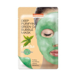 Маска пузырьковая с зеленым чаем Purederm Black O2 Bubble Mask Green Tee, 20 г