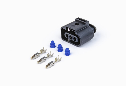 Разъем 1J0973723 3-х контактный, патрона лампы ДХО /Lada(ВАЗ) Калина 2, Гранта, Датсун/ (CARGEN)