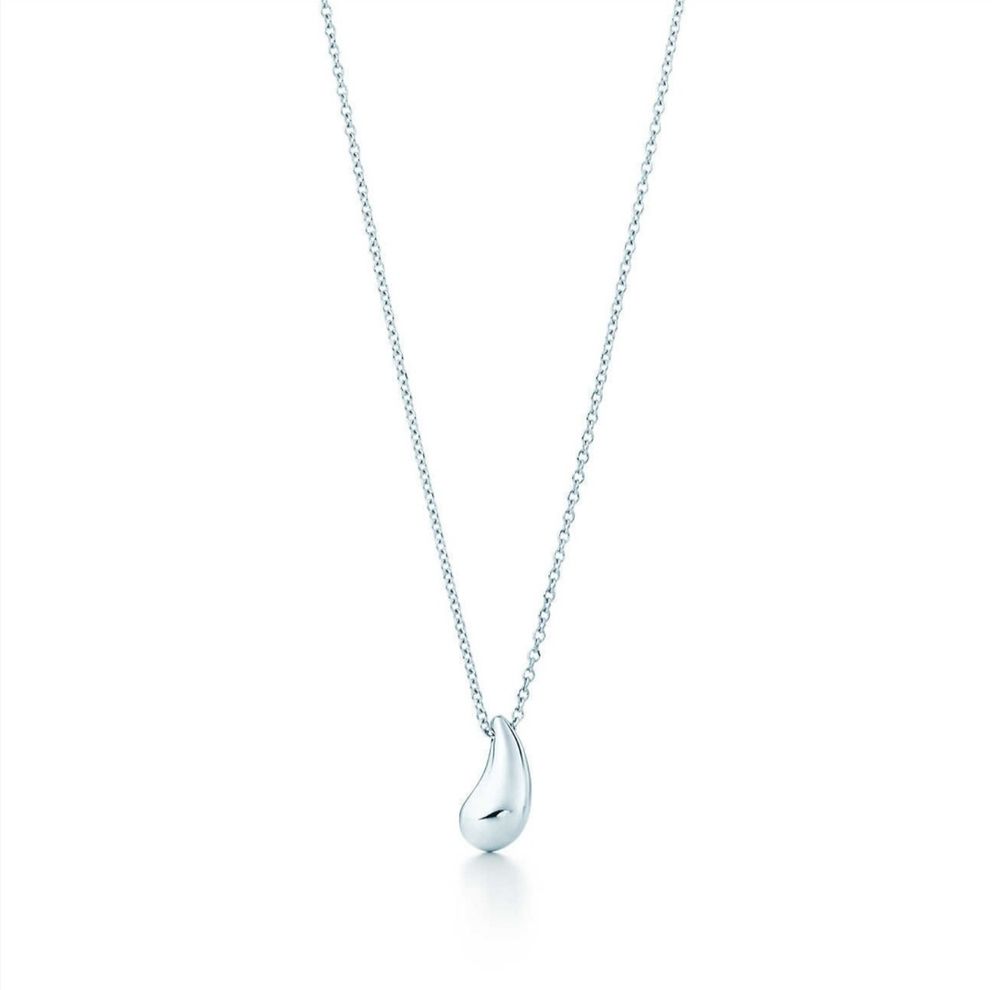 Браслет из серебра 925, Tiffany, с сердцем покрытым голубой эмалью 💙 В наличии