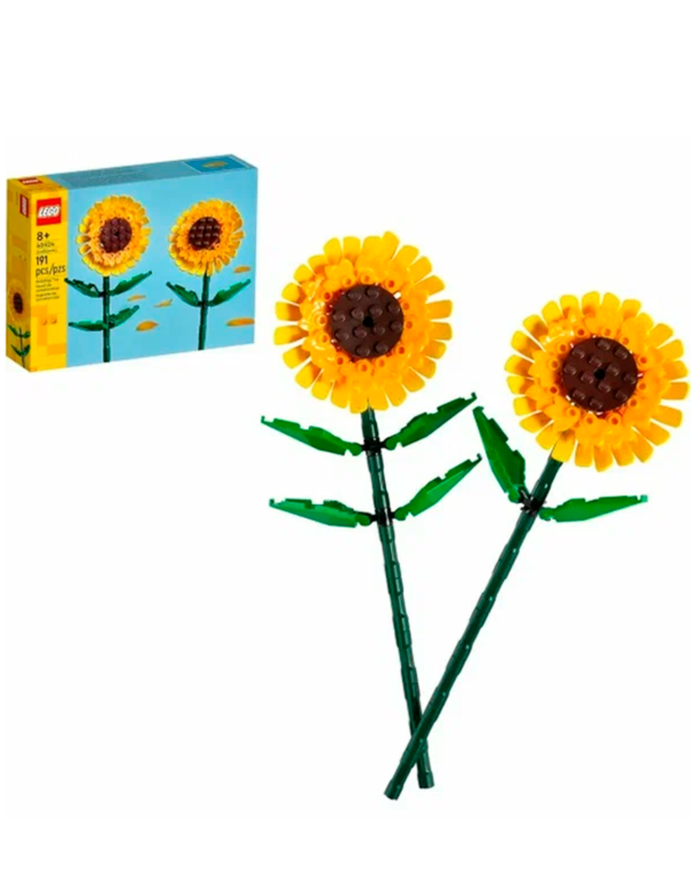 LEGO 40524 Подсолнухи — сувенирный цветочный набор LEGO Botanical