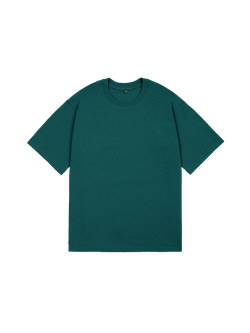 Футболка оверсайз (темно-зеленый) 230 г