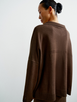 Джемпер ANDREA, шоколадный