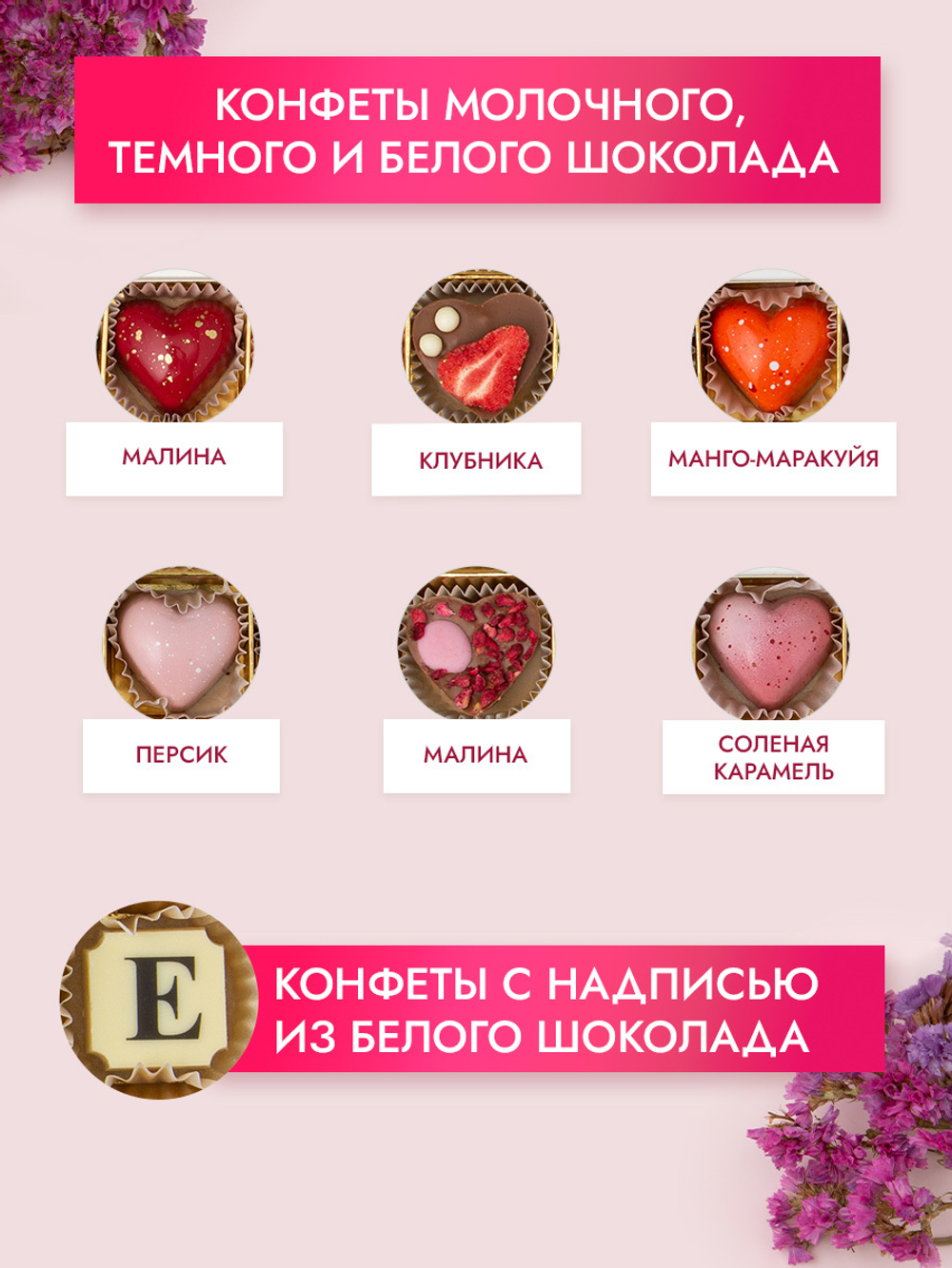 Конфеты шоколадные коробка набор подарочный Мамуле