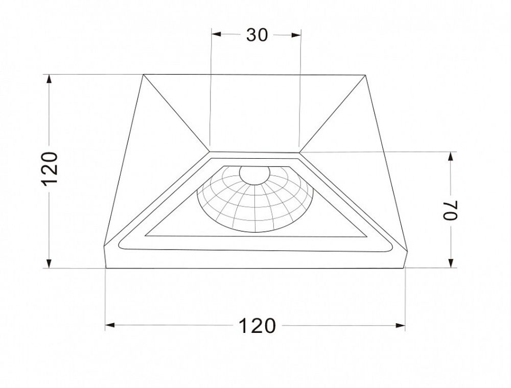 Накладной светильник Maytoni Beekman O577WL-L5B