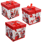 Коробка подарочная «Дедушка Мороз» 22*22*22 см