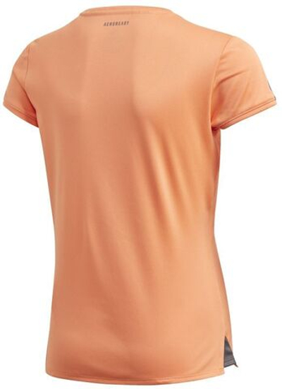 Футболка для девочки теннисная Adidas G Club Tee - amber tint/grey six