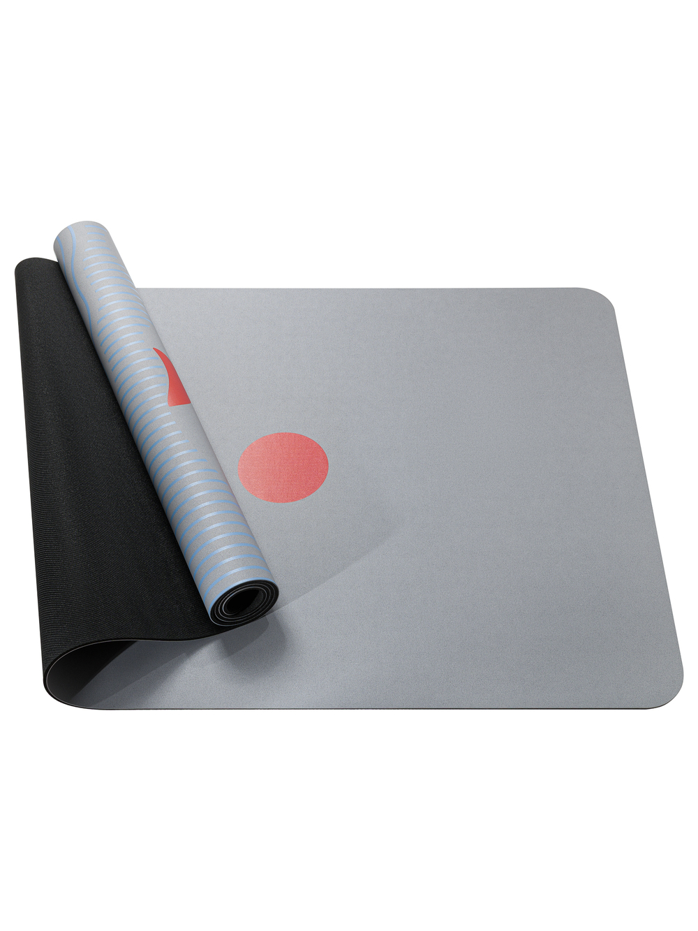 ULTRAцепкий 100% каучуковый коврик для йоги Ultra Eclipse Grey 185*68*0,5 см