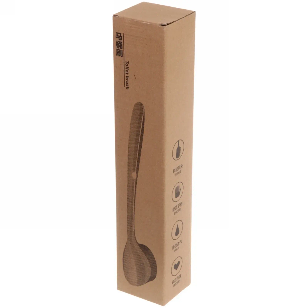 Ерш с креплением на стену «Стиль» 42 см, силиконовая щетка