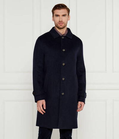 Шерстяное пальто Tommy Hilfiger - темно-синий(MW0MW37395)