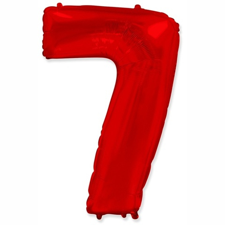 Ф ЦИФРА 7  40" Red Красный