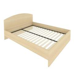 Light Кровать с ортопедическим основанием и изголовьем С-КИ-160 Акация Лорка 1650*2050*900