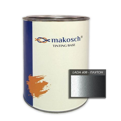 Автоэмаль makosch/LADA Vesta 608, Базовая эмаль, серый, 800мл.