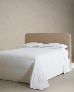 ZARA HOME САТИНОВЫЙ ПОДОДЕЯЛЬНИК, ЧЕРНЫЙ