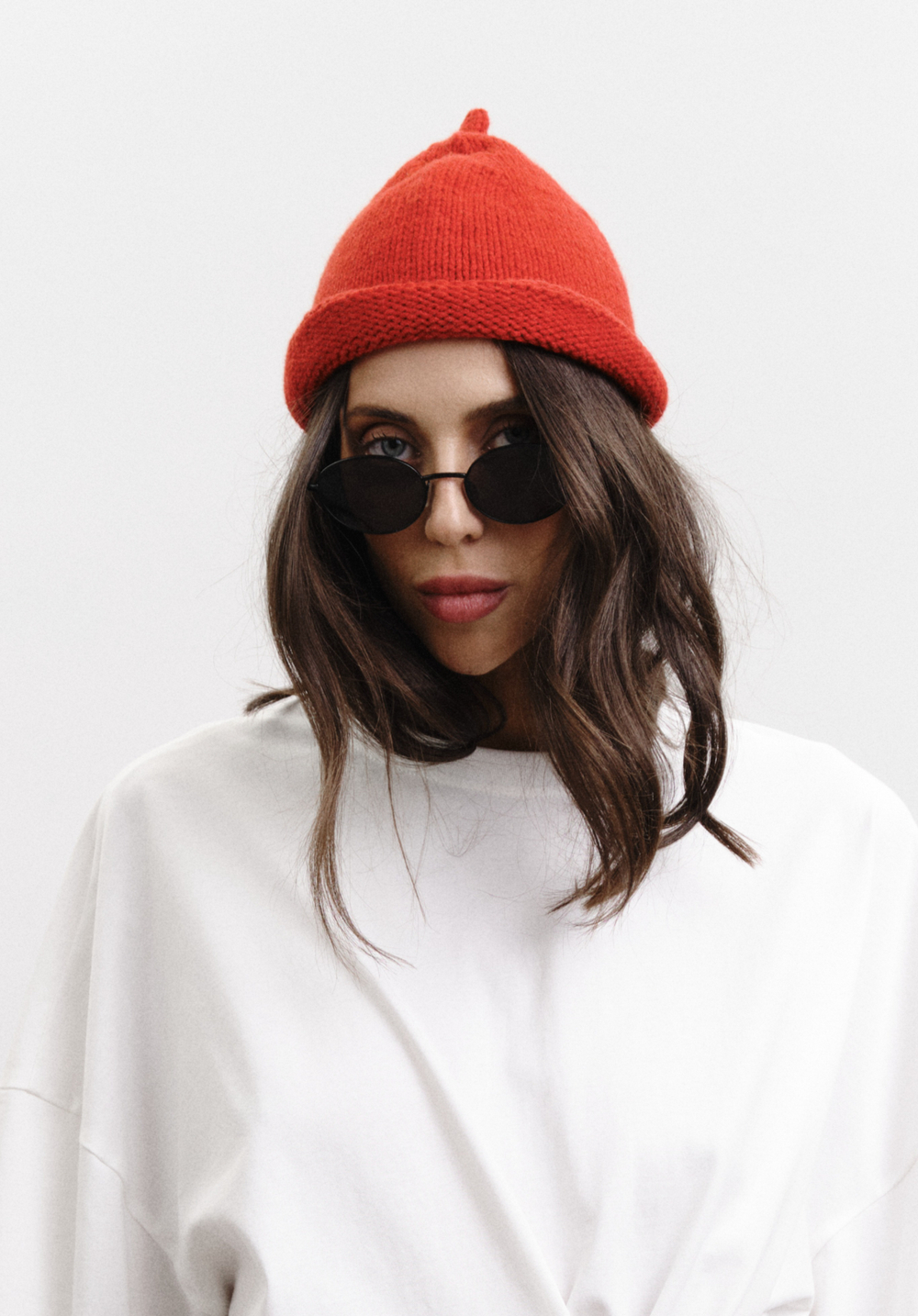 Шапка Бини | Красный
